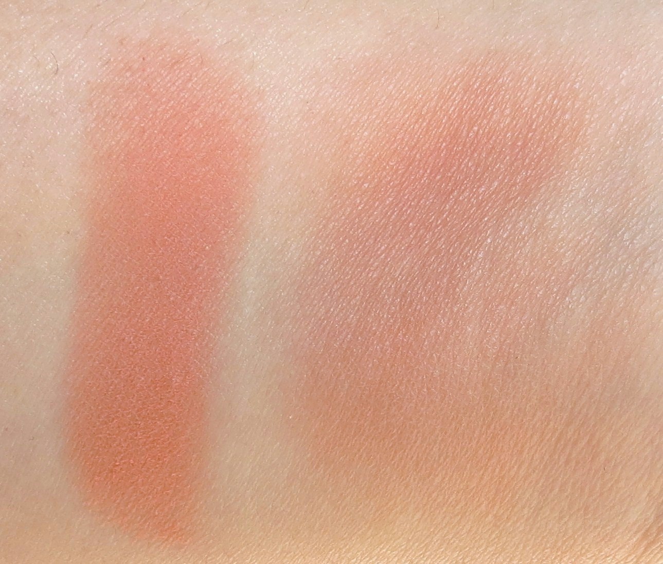 MAC Peaches Sheertone Blush Review Swatches
