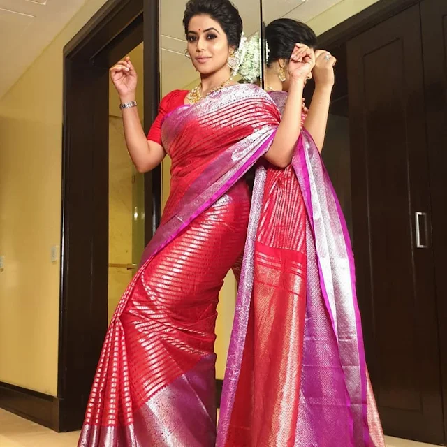 Actress Poorna New Saree Photoshoot Pics
