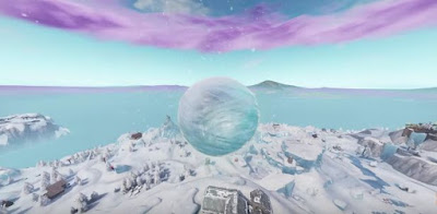 Polar Peak, Ice Globe, Fortnite, Map Changes