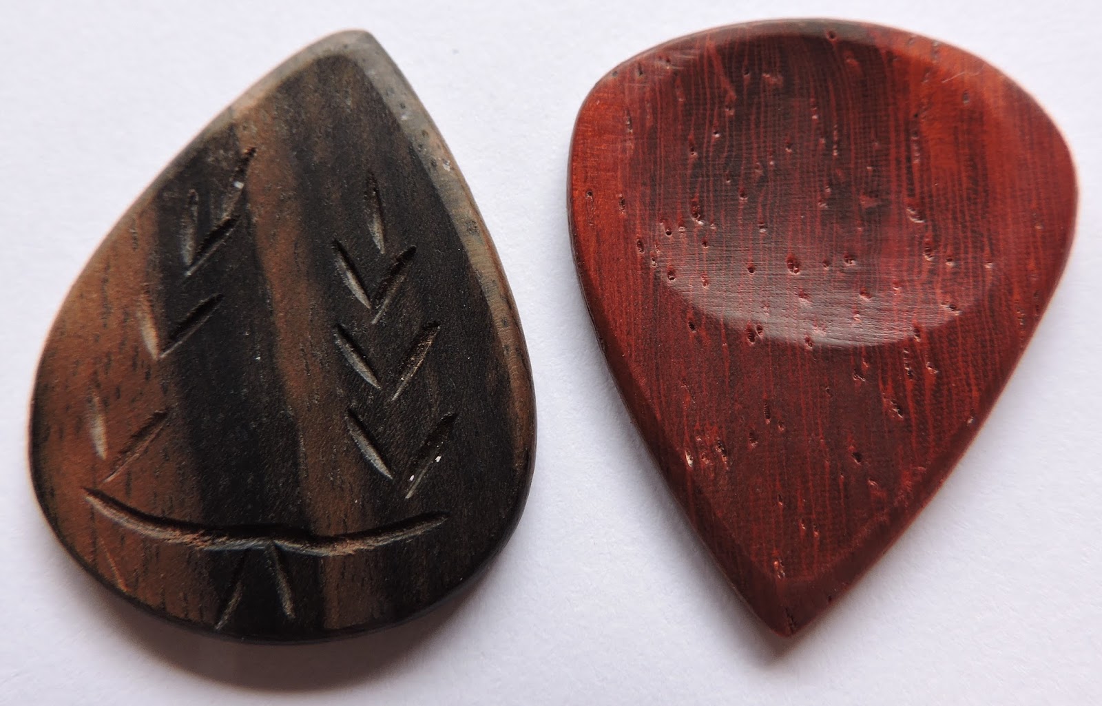The Pick Exotic Wood Picks Iron Age Guitar Accessories