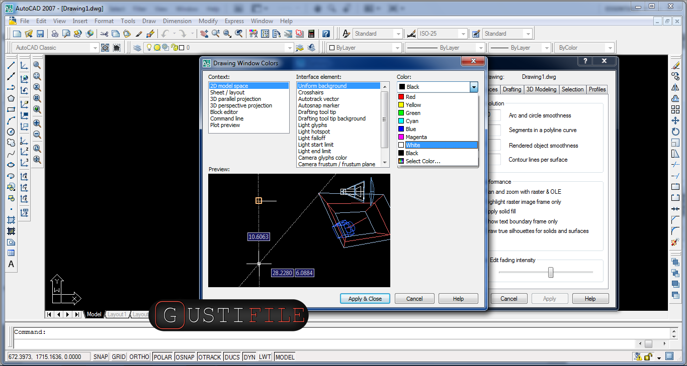 Merubah Background Hitam Jadi Putih