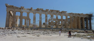 Partenón de la Acrópolis de Atenas.