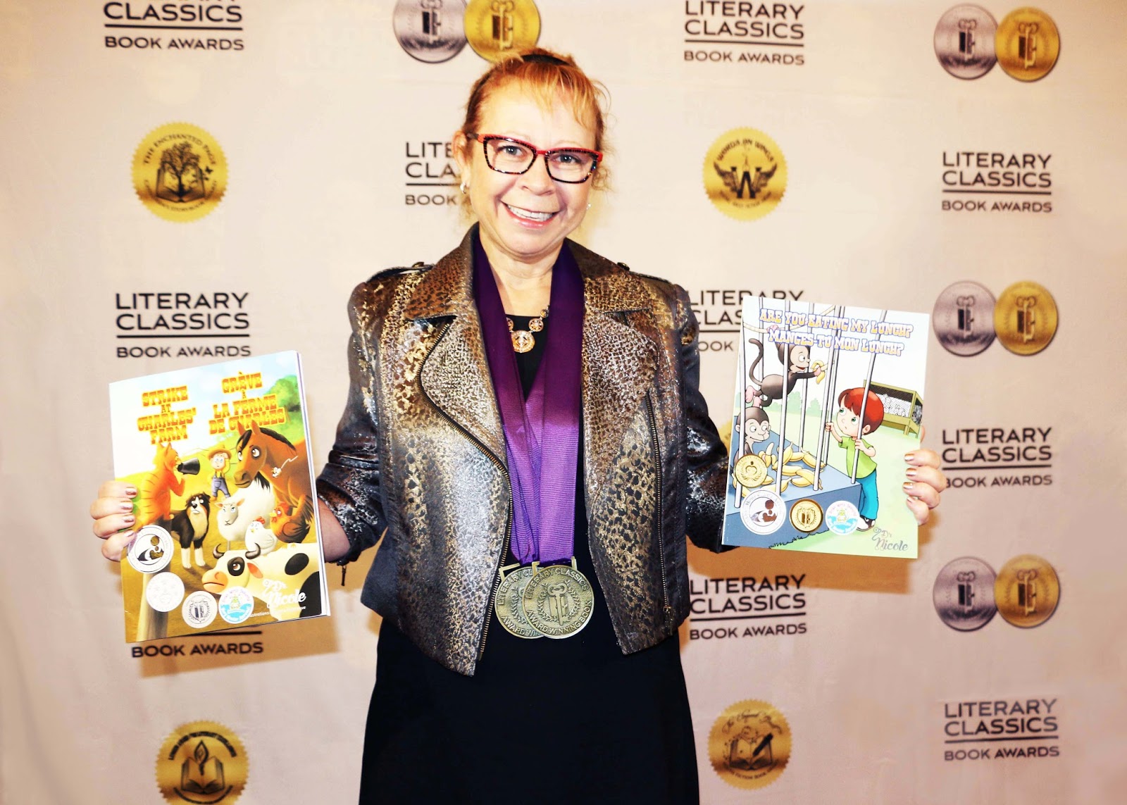 Literary Classics Author Spotlight, Dr. Nicole Audet on her award