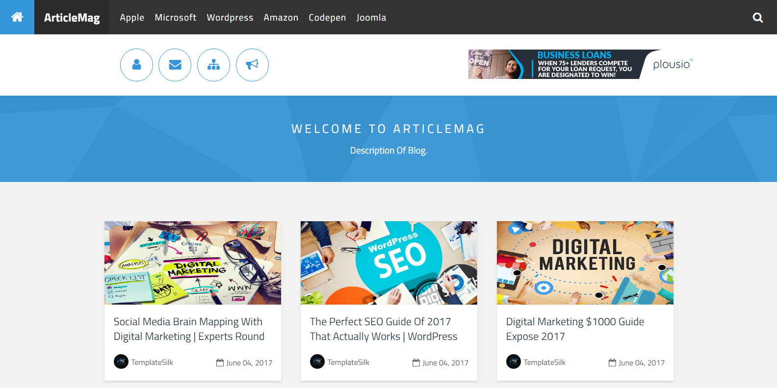 ArticleMag Blogger Theme