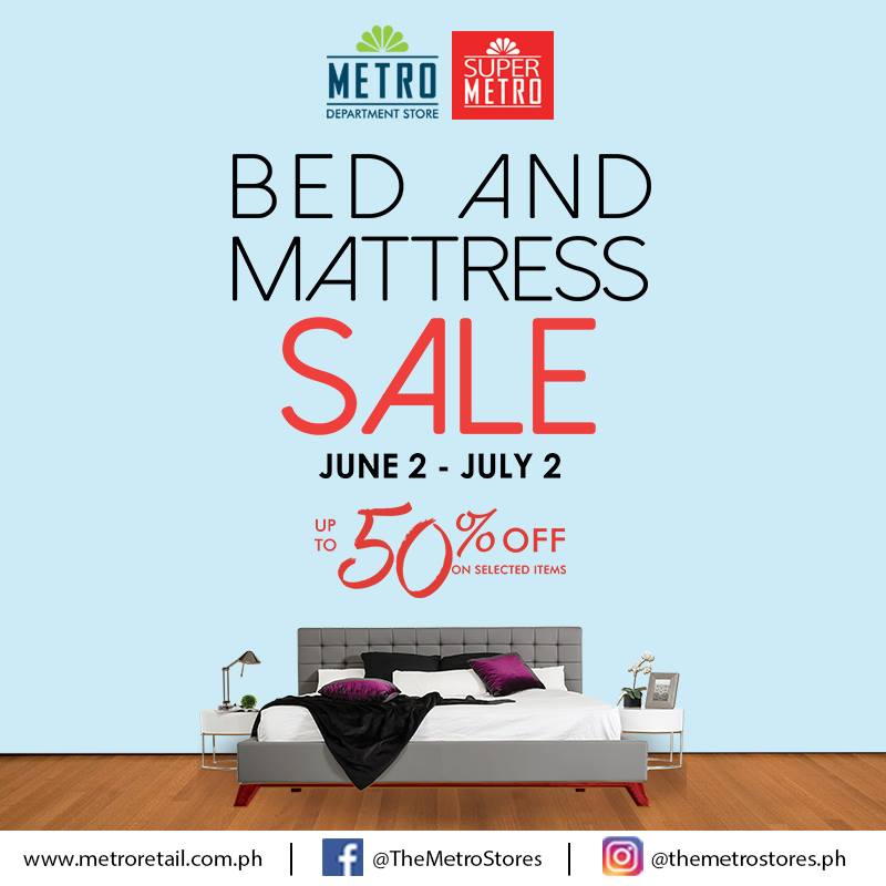 Manila Shopper Metro Bed & Mattress Sale JuneJuly 2017