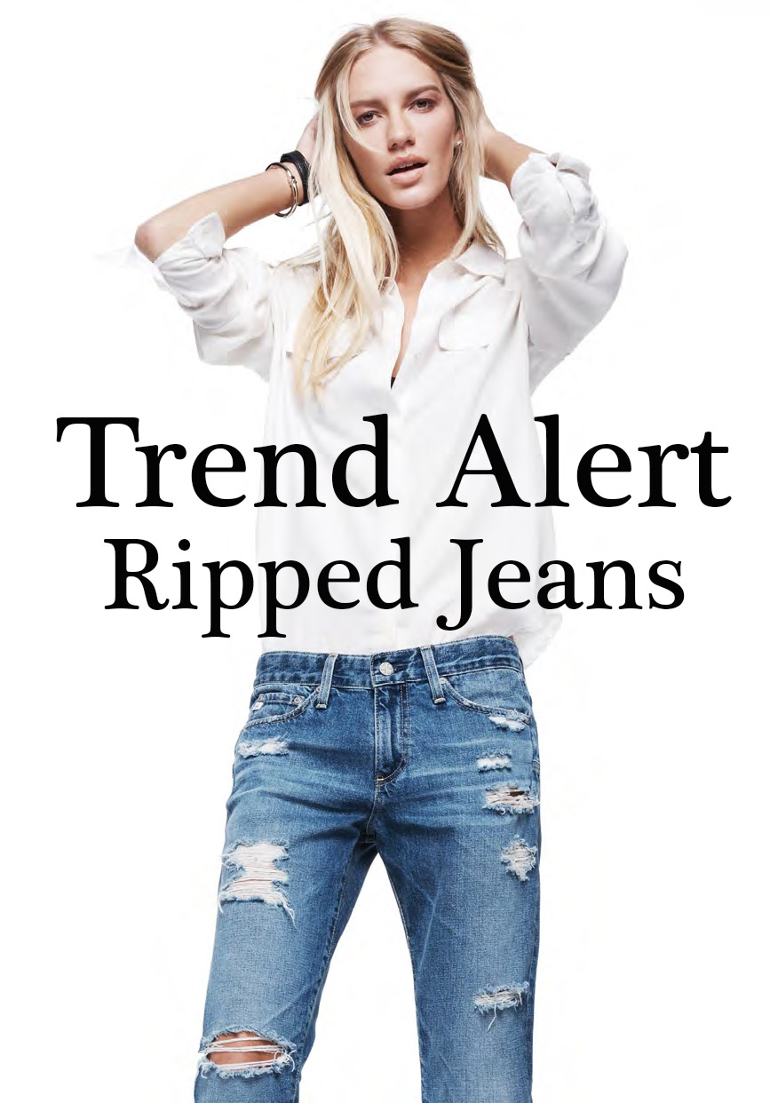 Trend Alert Ripped jeans