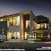 4 BHK ultra modern contemporary home plan