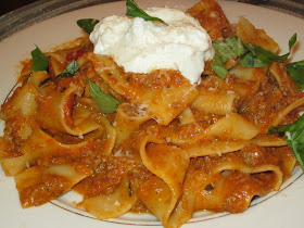 Pappardelle Pasta Bolognese