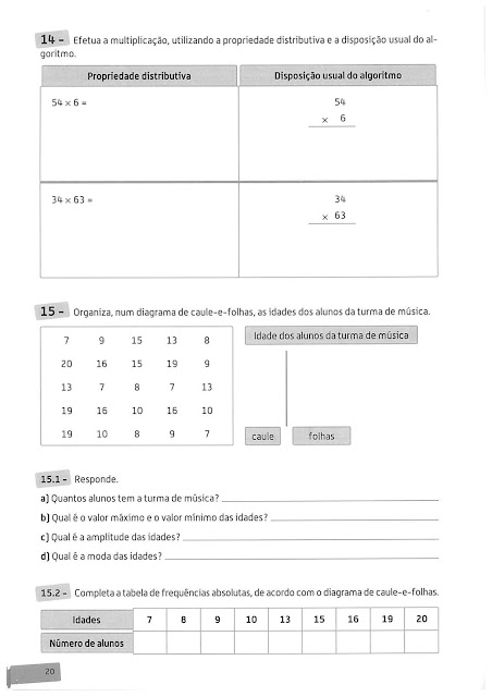 atividades de matematica 3 ano