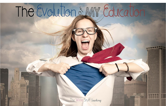 While some look at The Evolution of Education, I notice and reflect upon The Evolution of MY Education. I grow each day in my learning with students.