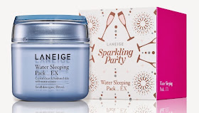 Laneige Limited Edition Sparkling Water Sleeping Pack EX, Laneige Limited Edition Sparkling Water Sleeping Pack EX, The Season To Be Sparkly, Laneige, Laneige Skincare, Laneige Makeup, Laneige Holiday Sets, Laneige Christmas Sets, Laneige Malaysia