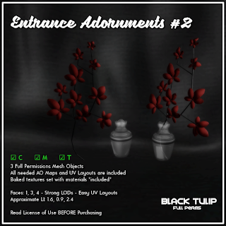 [Black Tulip] Mesh - Entrance Adornments #2