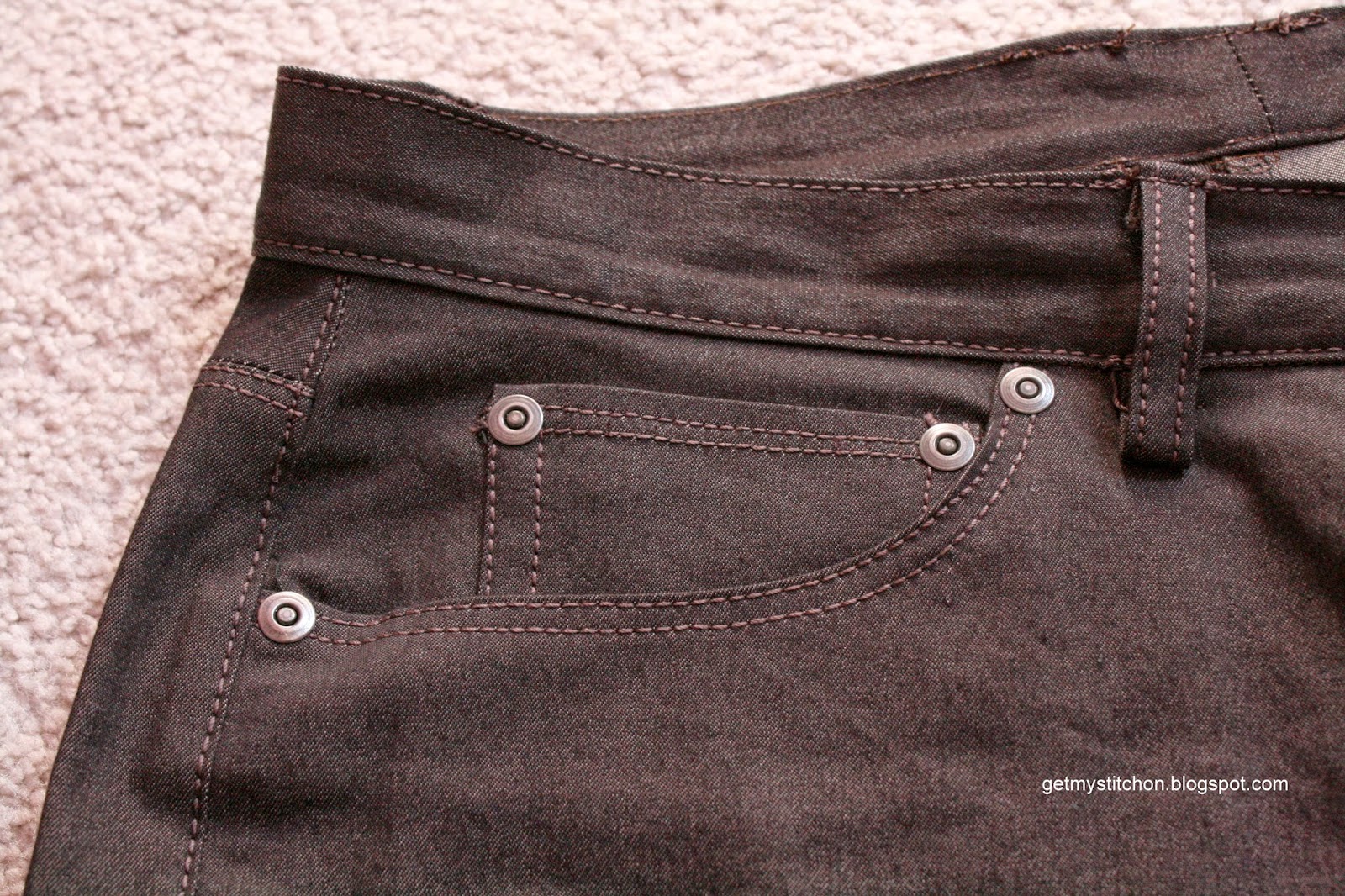 Get My Stitch On Jeans! With Rivets!