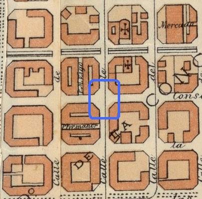 casas cerda mapa antiguo barcelona mundobarcino