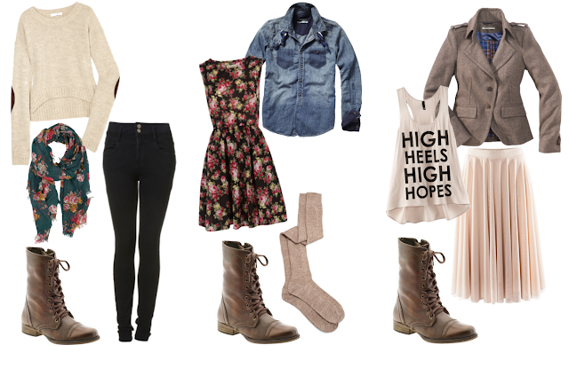 Joyful Outfits: How to wear: brown combat boots