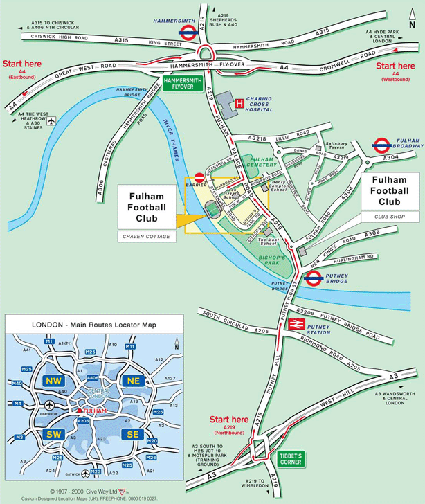 news tourism world: Area Map of Fulham Pics