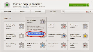 Google Chrome Extension Popup Blocker
