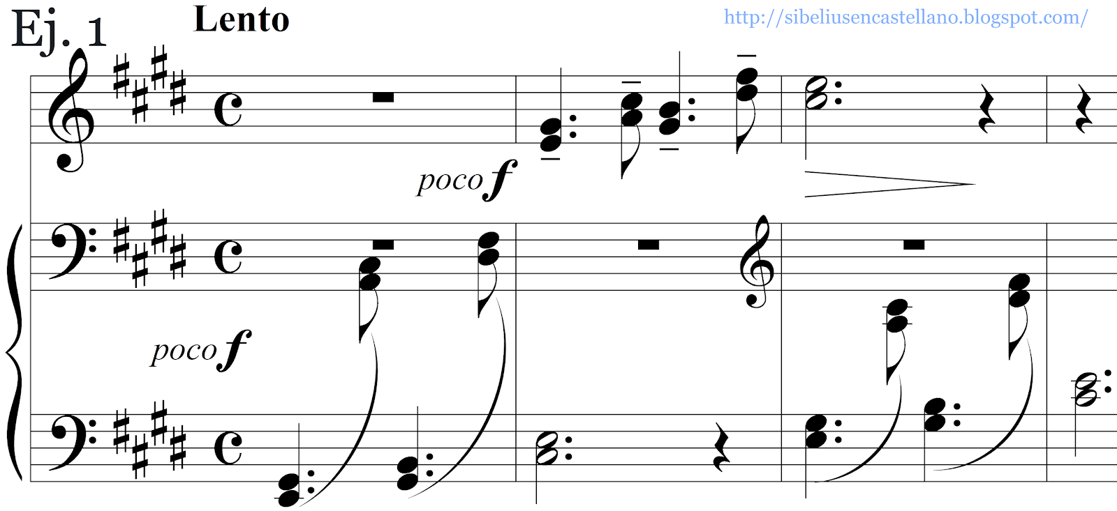 Jean Sibelius en español Sonatina en Mi Mayor para violín y piano opus