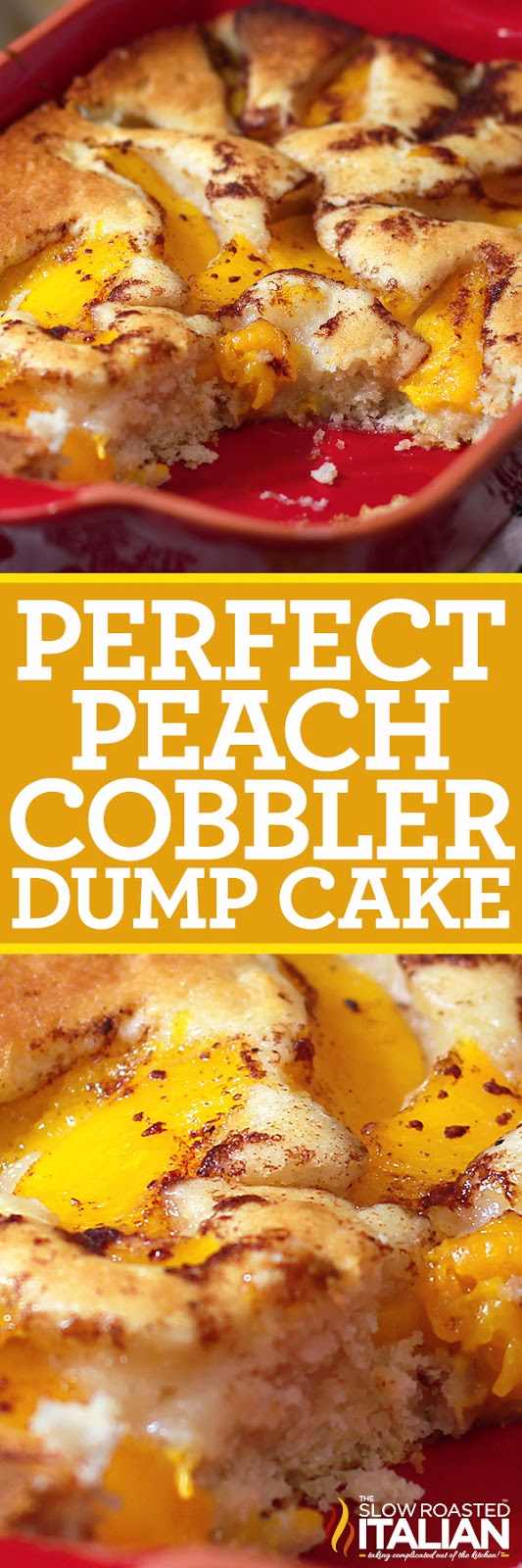 Perfect Peach Cobbler Dump Cake (New Video)