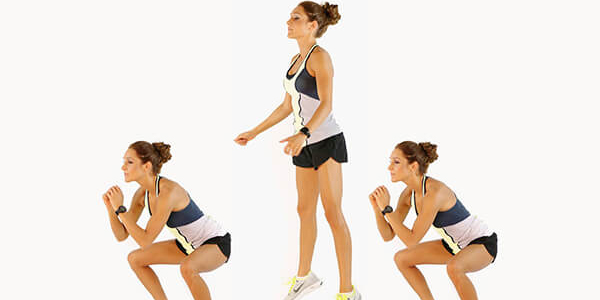 Image result for các bước jump squat