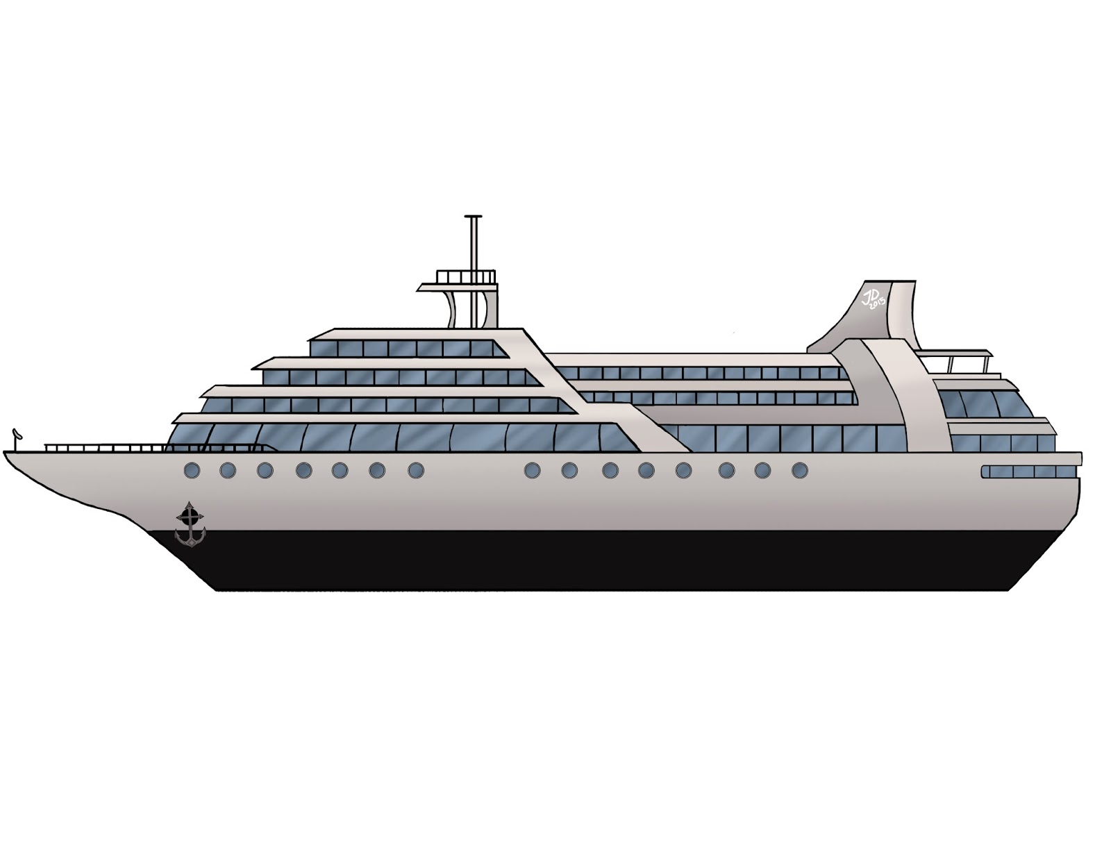 Cartoon Cruise Ship Clip Art Cliparts