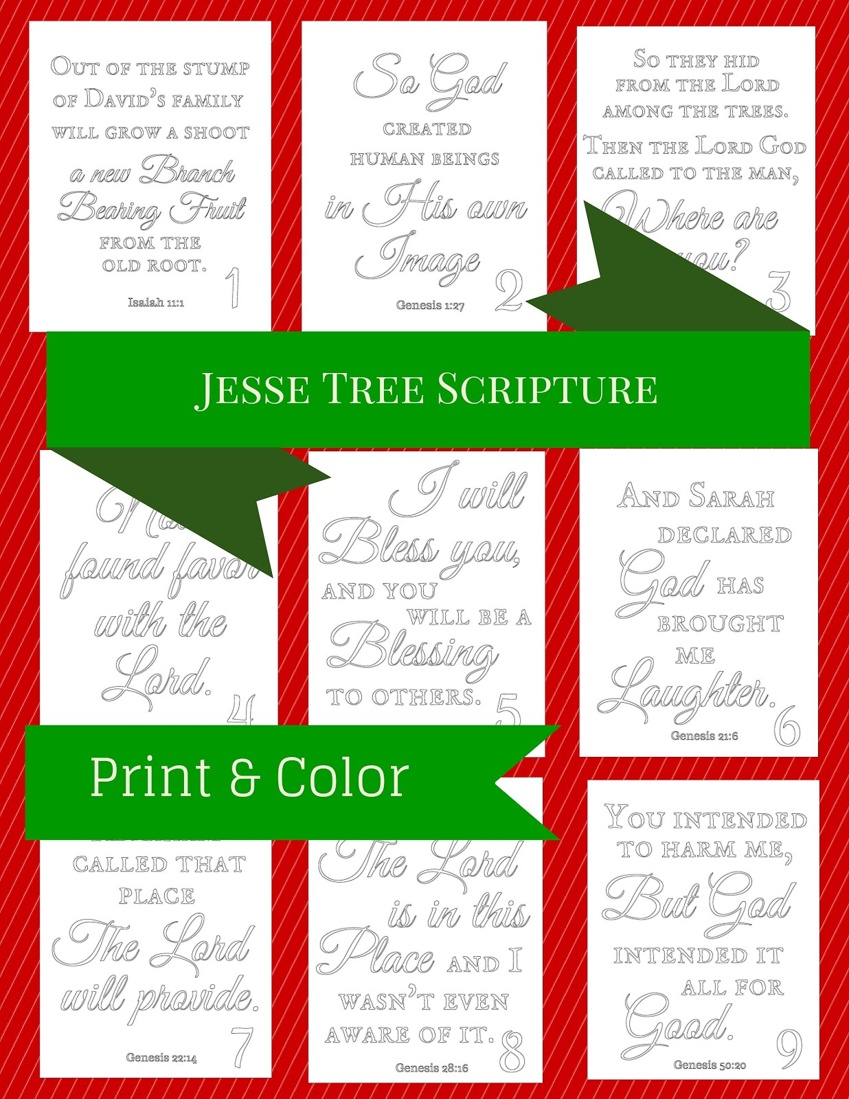 Jesse Tree Printables