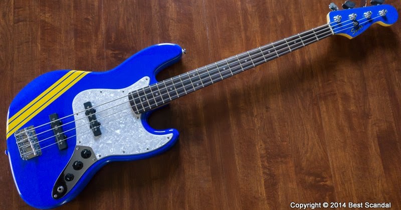 ALPHABET CITY: Tomomi's signature Squier Jazz Bass 