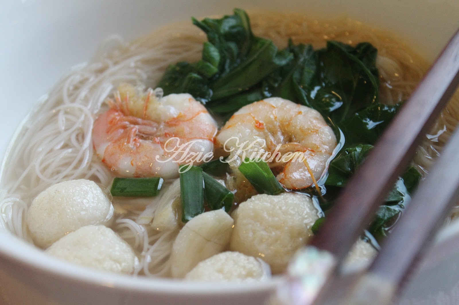 Mee Hoon Sup Ala Chinese Style - Azie Kitchen