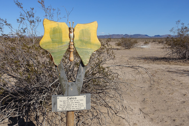 Boulder City Pet Cemetery in Southern NV