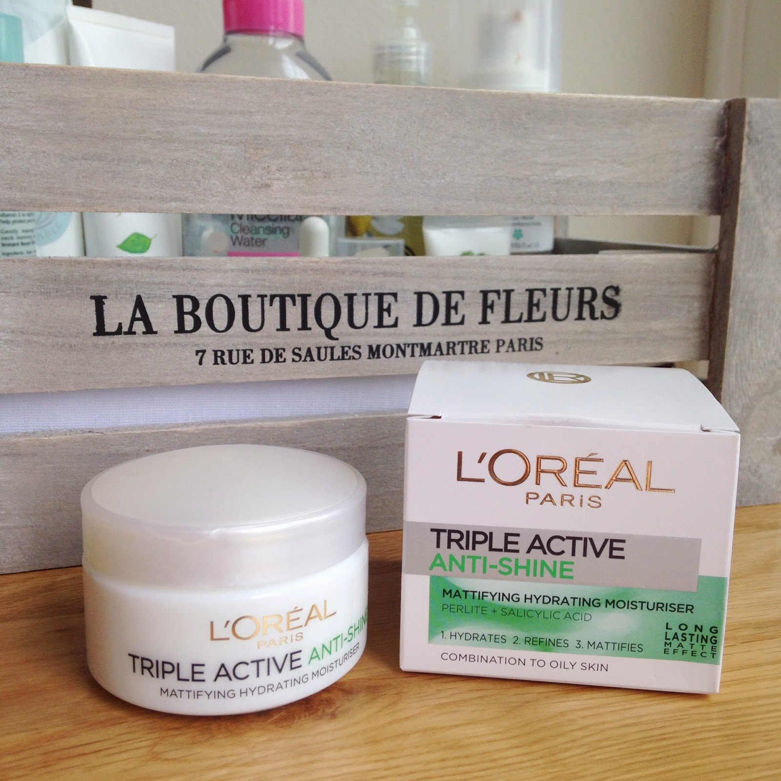 Review L'Oreal Triple Active AntiShine Mattifying Hydrating Moisturizer