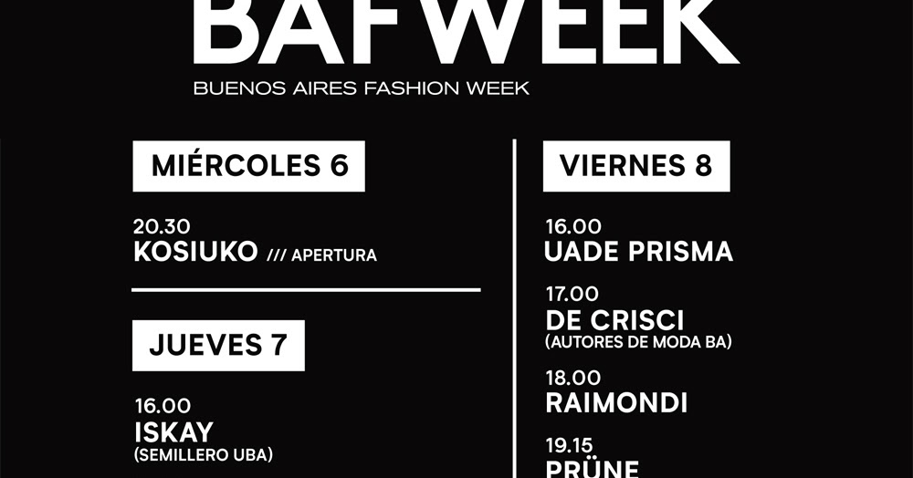 MODA OTOÑO INVIERNO 2024 Moda y Tendencias en Buenos Aires BAFWEEK