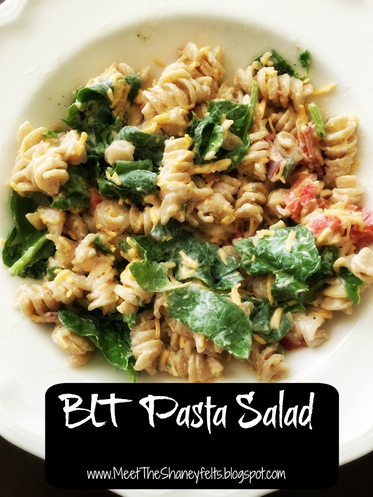 Meet the Shaneyfelts BLT Pasta Salad (a healthy version)
