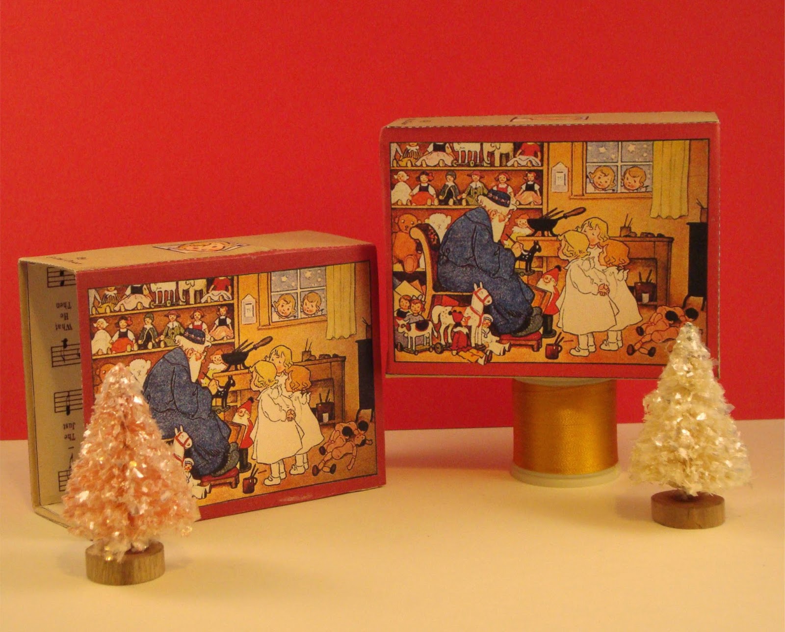 Paper Crafts made with paper Sample Match Box only .20 cents. More new