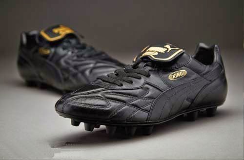 Puma King Top K FG Football Boots with Black and Gold Color