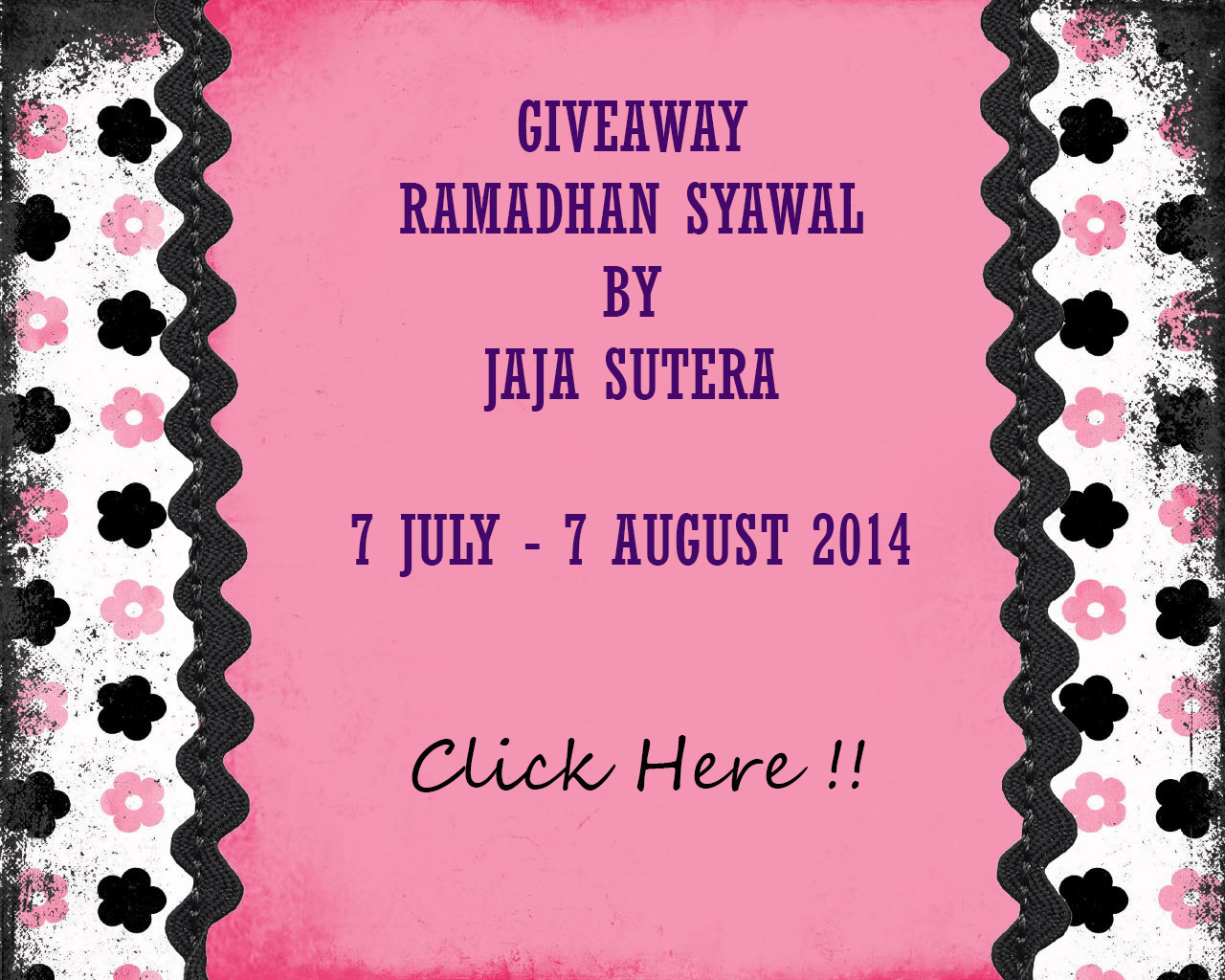  GiveAway Ramadhan Syawal by Jaja Sutera