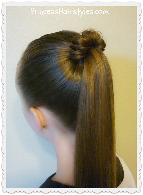 Spindle Top Ponytail Tutorial Hairstyles For Girls Princess Hairstyles