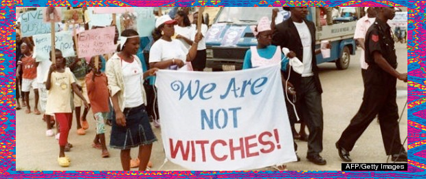 Protest march in 2012 against witch killings photo by AP
