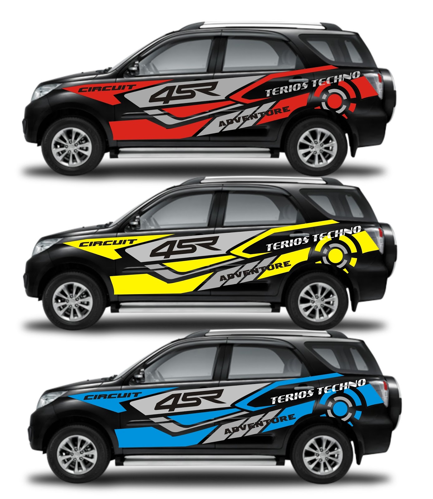 Top Cutting Sticker Mobil Xenia Hitam Terbaru Modifotto