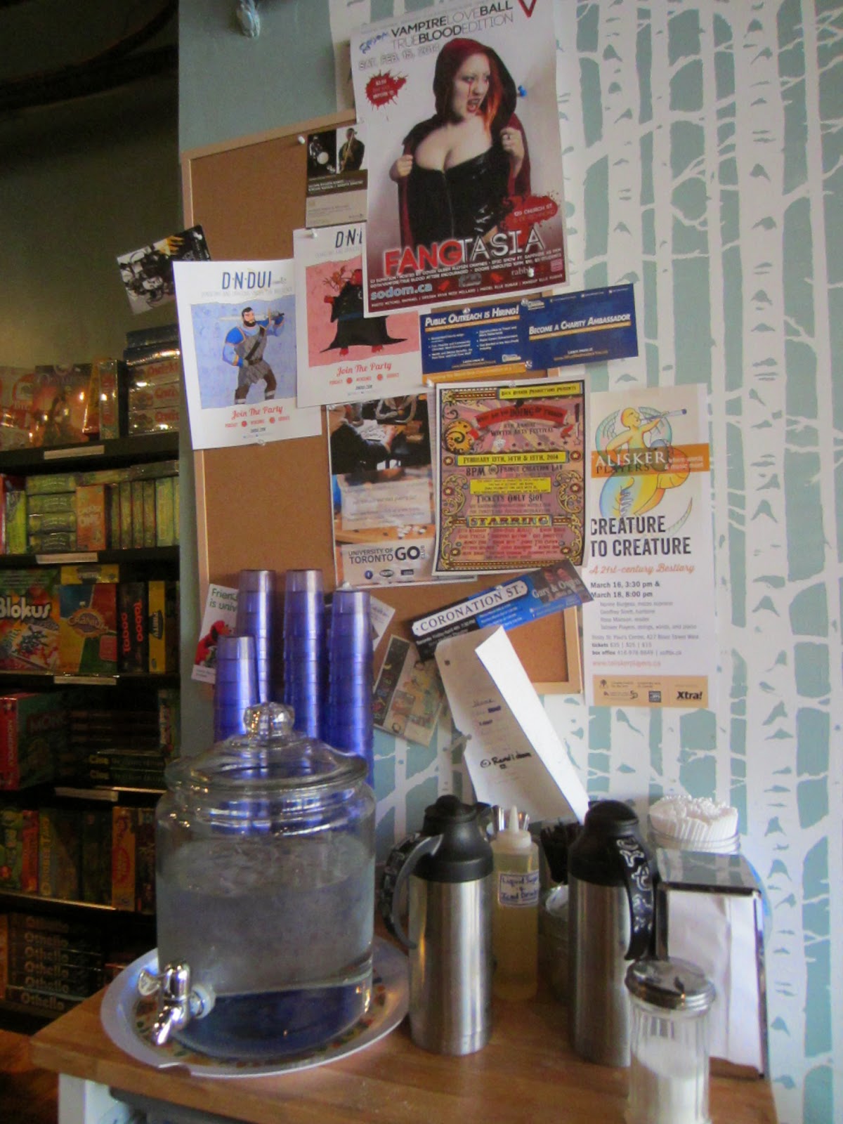 Threefifths joy Tasteful Sideboob [ Castle Board Game Cafe, Toronto ]