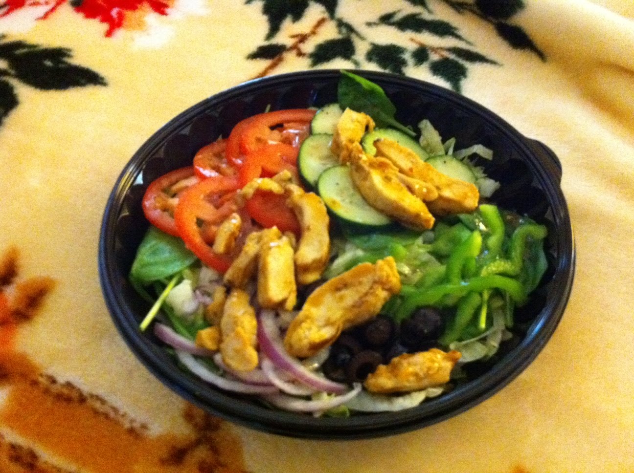 Jay Blog Subway chicken terriyaki salad