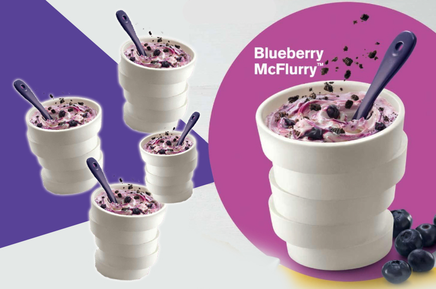 Harga Blueberry McFlurry Mcd - Senarai Harga Makanan di 