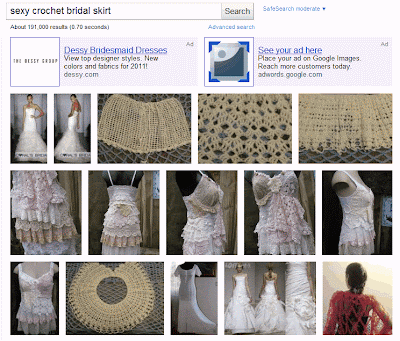 Sexy Crochet Mini Skirt Lingerie on Google