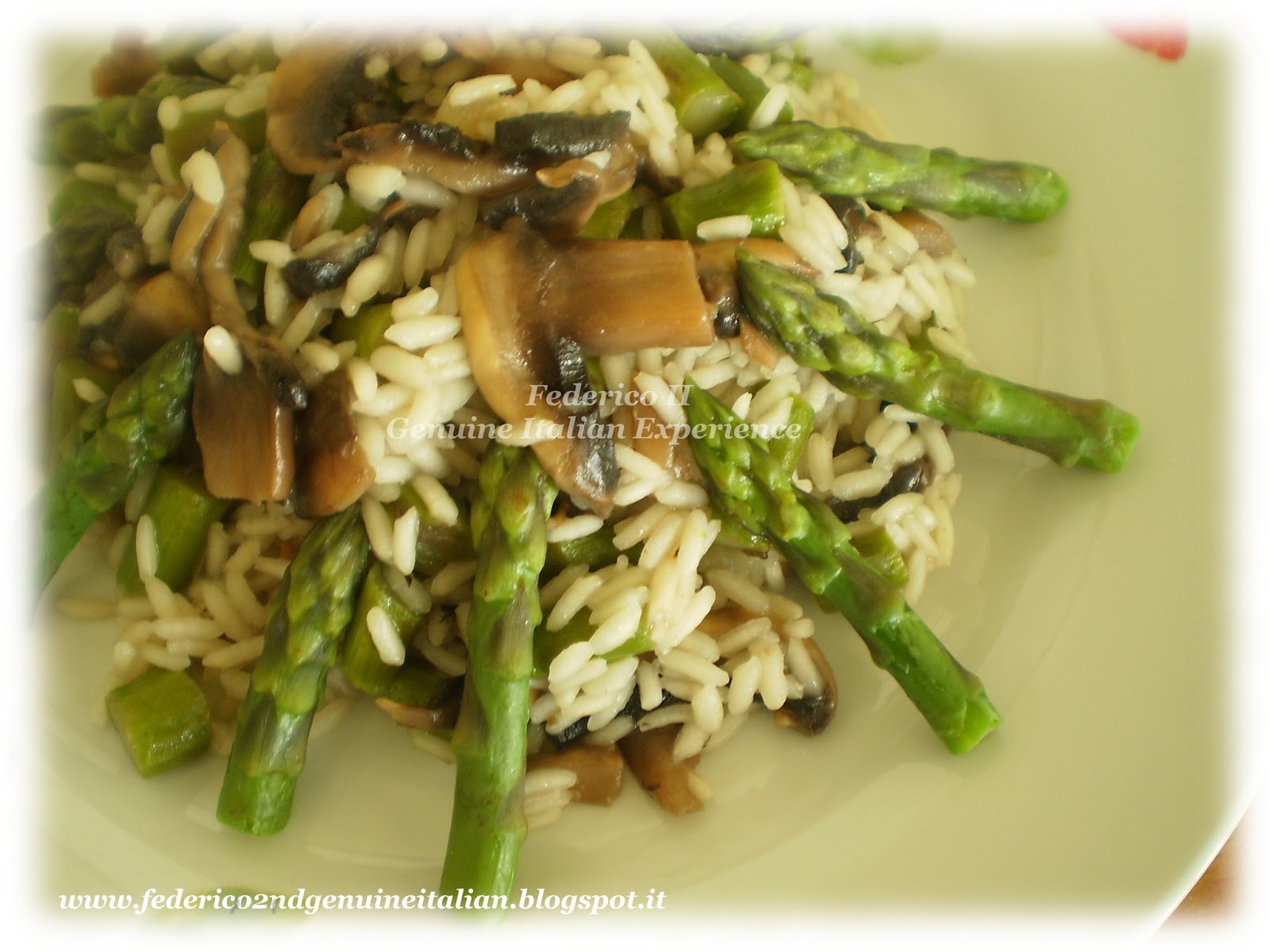 Genuine Italian Experience Risotto con asparagi e funghi