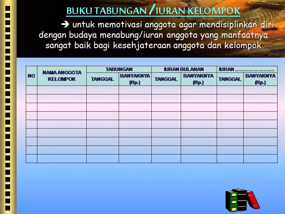 Cara Membuat Buku Catatan Arisan Bulanan Info Berbagi Buku