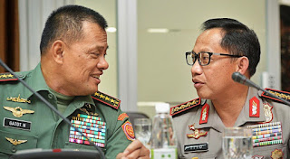 Panglima TNI dan Kapolri 