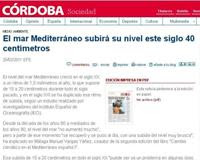 EL MAR MEDITERRÁNEO SUBIRÁ 40 CENTÍMETROS.