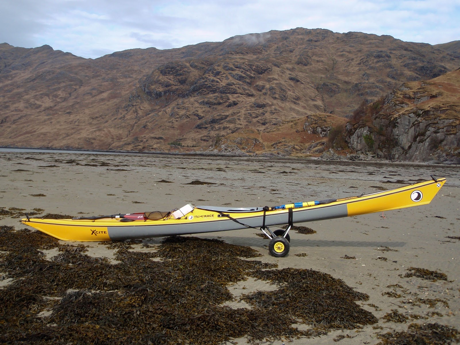 Mountain and Sea Scotland Equipment Review Lomo Kayak Trolley