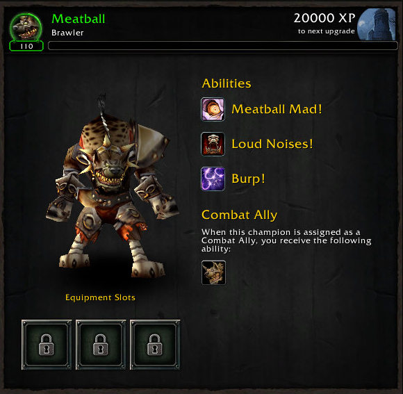 My Noob Notebook: Guild: Meatball