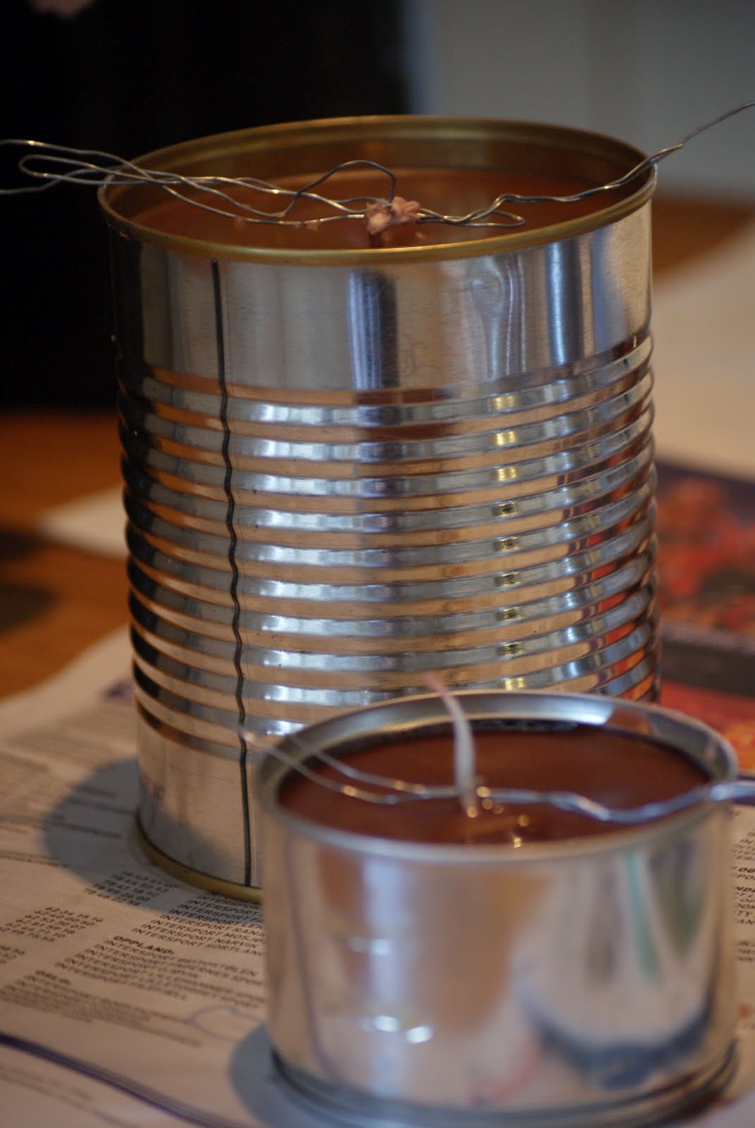 Støpe Lys Ingredienser