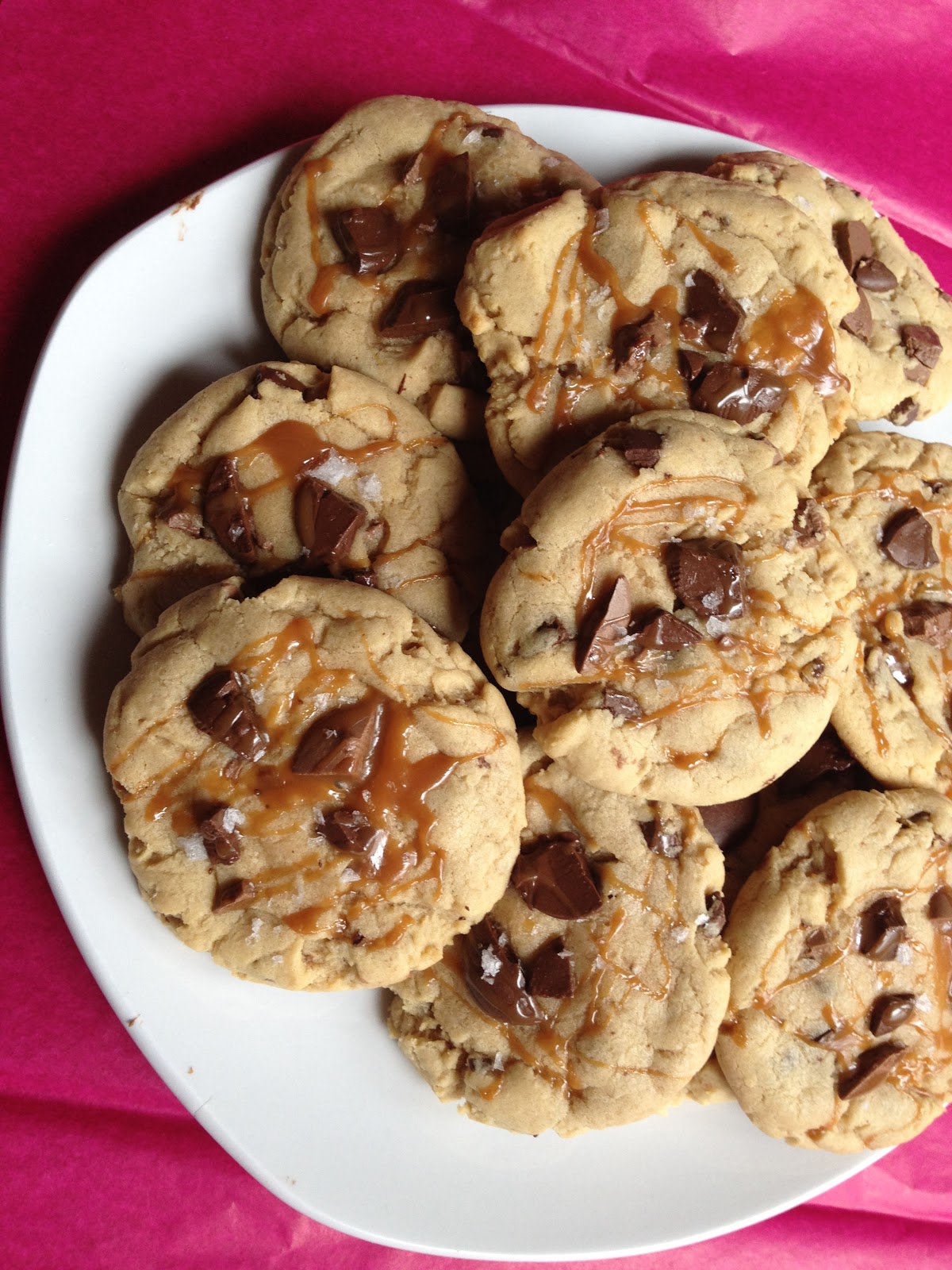Diane Can Cook Salted Caramel Chocolate Chunk Cookies